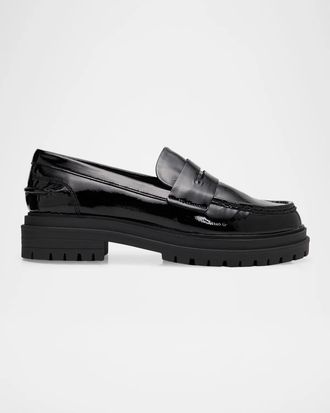 Rag & Bone Bedford Patent Leather Penny Loafers