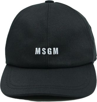 Msgm Baseball Cap - Heren - Petten - Zwart - ONE Size - Accessoires