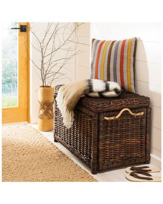 Jonathan Y Designs Jacob Wicker Storage Trunk