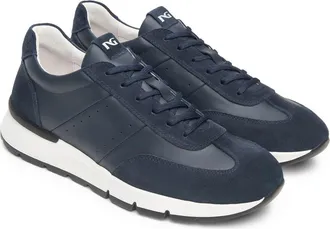 Nero Giardini Low Top Sneaker in Navy at Nordstrom, Size 11-11.5Us
