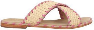 Colors Of California CRISS CROSS SANDAL IN RAFFIA