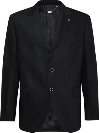 Billionaire Boys Club Blazer Crest - Heren - Blazers - Zwart - XL - Wol - Jassen