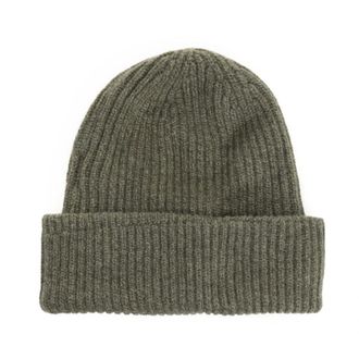 Fedeli Norge Ribbed Knit Hat - male - Fedeli - Accessories - Green - ONE SIZE - Accessories