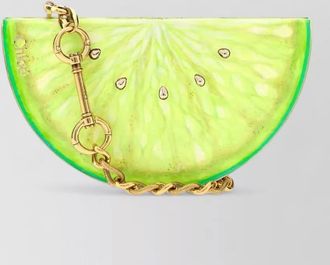 Chlo&eacute; na metal clutch bag