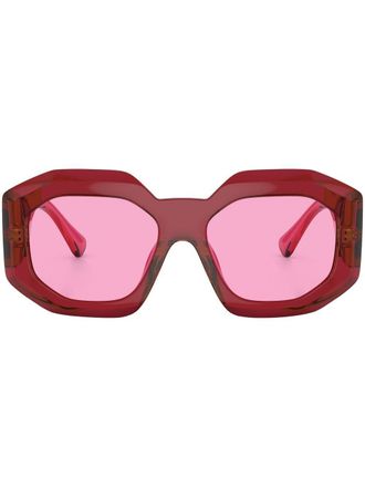 Versace Occhiali da sole Maxi Medusa Biggie - Rosso