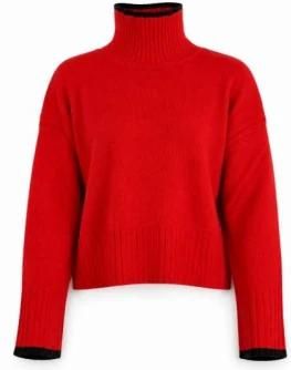 Pinko Pinko, Truien & Vesten, Dames, Rood, XS, Wol, Falkland Sweater