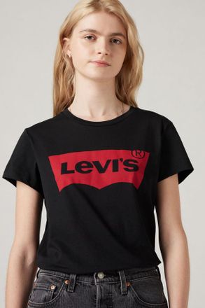 Levi's The Perfect Tee - Mujer - 2XS - Negro / Stonewashed Black