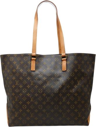 Louis Vuitton Brown Pvc Leather Shoulder Bag Tote Bag (Pre-Owned)