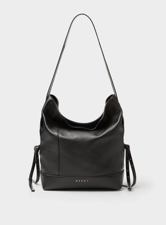Marni Womens Lambskin leather hobo bag