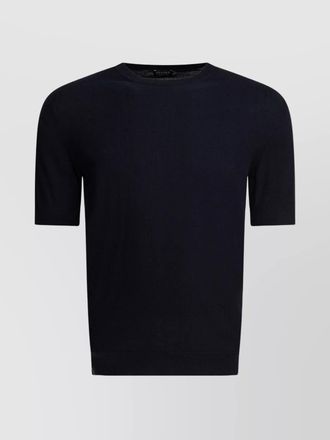 Ermenegildo Zegna crew neck plain design short sleeves