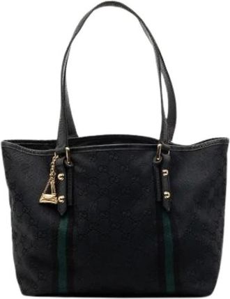 Gucci Pre-owned Jolico Tote Bag - Dames - Vintage Shopper - Zwart - ONE Size - Leer - Vintage