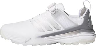adidas Adipower 26 Boa Spikeless Golf Shoes Cloud White Silver Metallic Grey Two JS4140