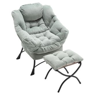 STILVORA Stilvora Sedia Da Ufficio Ergonomica Con Poggiapiedi E Supporto Lombare Ad Aria, Pelle, Nero