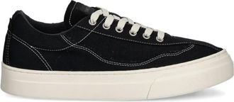 Stepney Workers Club contrast-stitching sneakers - men - Calf Leather/Fabric/Rubber - 46 - Black
