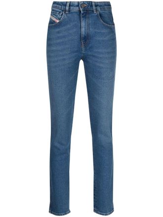 Diesel 1994 tapered jeans - women - Cotton/Polyester/Spandex/Elastane - 25/32 - Blue