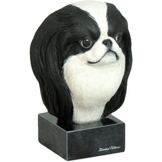 OEM Chin Japon&eacute;s, Spaniel Japon&eacute;s - Estatuilla Pintada, Figura, Realizada Por El Artista, Marca Art-dog