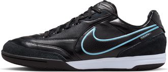 Nike Mens Tiempo Streetgato Indoor/Court Low-Top Soccer Shoes in Black | HQ7017-046