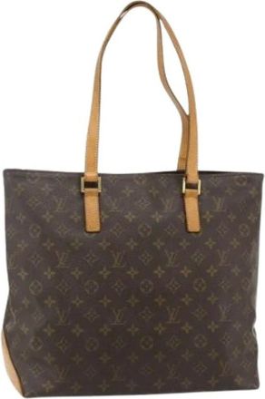 Louis Vuitton Pre-owned Tote Bags, female, Brown, Size: ONE SIZE Pre-owned Cabas Mezzo Tote Bag