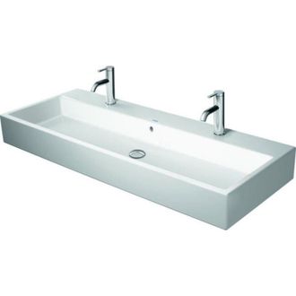 Duravit Lavabo Duravit Vero Air, 120x47cm, Con Rebosadero, 2 Agujeros