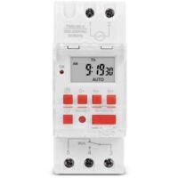 OEM Interruptor Temporizador Digital De 220 V Cc Y 30 A Con Pantalla Lcd, Interruptor Temporizador Electr&oacute;nico Semanal Con Rel&eacute; - Crezuo