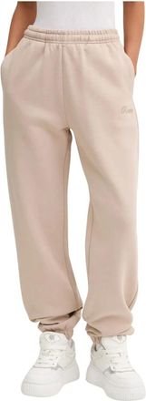 Rotate Rotate Birger Christensen - Mimi Track Pants - Dames - Broeken - Beige - Maat: XS Katoen