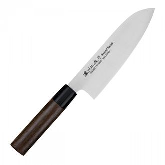 OEM Satake Cutlery Mfg Cuchillo Santoku Kenta Nogal 17 Cm Universal