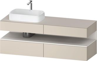Duravit Qatego Consola Mueble Bajo Lavabo, 2 Extensiones, 2 - Duravit