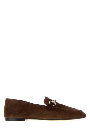 Gucci Dark Brown Suede Loafers
