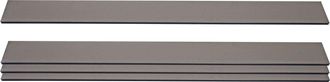 Hhg Hhg - Nunca Usado] Lote De 4 Lamas De Protecci&oacute;n Wpc Sarthe, Tablas Cortaviento, Aprox. 1 M&sup2;, 180 Cm, Gris