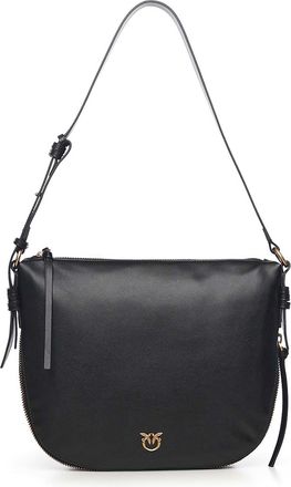 Pinko Leather Hobo Shoulder Bag