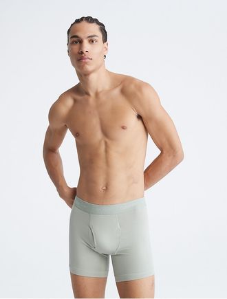 Calvin Klein Mens Naturals Flex Boxer Brief - Neutral - XL
