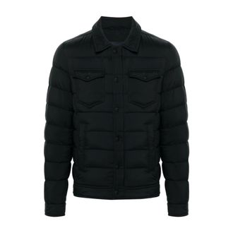 Herno Black Thermal Down Jacket Stylish Design