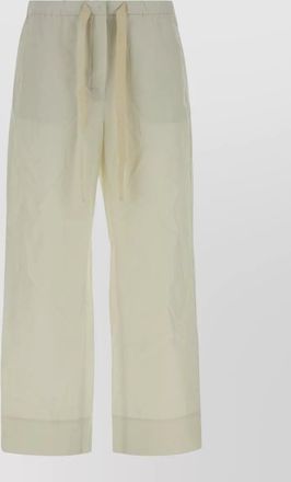 Max Mara cotton wide-leg trousers