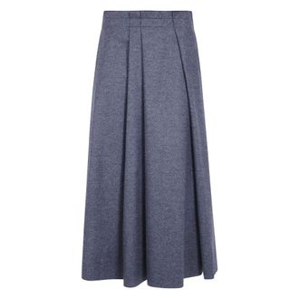 Sofie D'Hoore Falda Savy con Pliegues Anchos - Skirts - Mujer - Gris - S