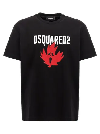 Dsquared2 Black Logo print T-shirt