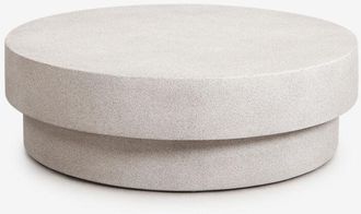 Sklum Mesa De Centro Redonda En Cemento Selara Sklum