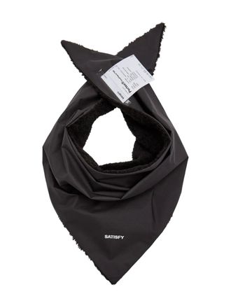 SATISFY logo-print bandana - Nero