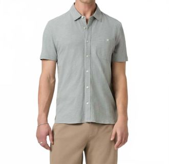Paige Carillo Short Sleeve Shirt In Blue Spruce