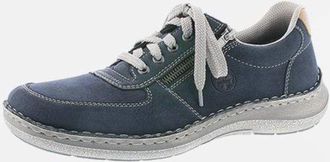 Rieker Mens 03030-14 Pazifik/Amaretto - Blue Leather - Size UK 9.5