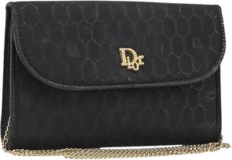 Dior Pre-owned Vintage Schoudertas - Dames - Vintage Schoudertas - Zwart - ONE Size - Leer - Vintage
