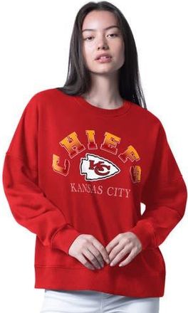 G-III 4Her by Carl Banks Womens G-III 4Her by Carl Banks Red Kansas City Chiefs Oversized Feud Sweatshirt at Nordstrom, Size X-Small