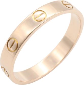 Cartier Gold Pink Gold (18K) Band Ring (Pre-Owned)