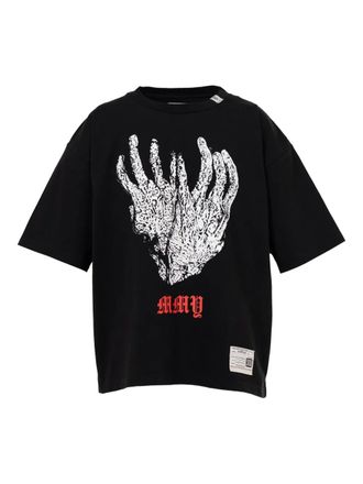 Miharayasuhiro xMASSES print crew neck T-shirt - Nero