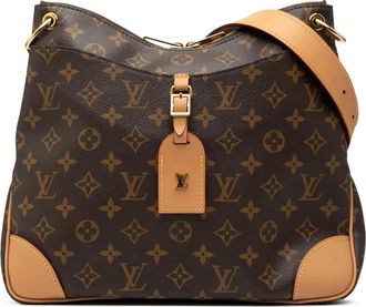 Louis Vuitton 2020-2025 Monogram Odeon MM crossbody bag - Marrone