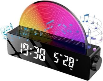 OEM Sveglia Intelligente - Lampada Solare Da Comodino - Bianca - Ricaricabile Tramite Usb - Multicolore