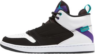 Nike Nike Mens Basketball-Shoes, Black White Purple 035, 9.5 UK