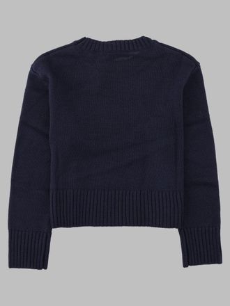 Max & Co. Wool-Blend Crew Neck Sweater - Navy