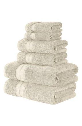 Modern Threads SpunLoft 6-Piece Towel Set in Sand at Nordstrom Rack, Size 6 Piece Set