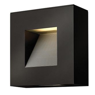 Netlighting Luna LED 2 Light Outdoor Wall Light Satin Black IP44