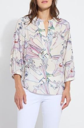 Lyss&eacute; Yola Woven Top in French Bouquet at Nordstrom Rack, Size X-Small